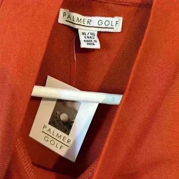 NWT Men’s Palmer Golf Burnt Orange Polo Shirt Size XL(46) Brand New - Picture 3 of 5